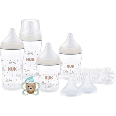 Nuk Подаръчен сет NUK Perfect Match - TC, РР, 0 м+, 8 части, дъга (10225343)