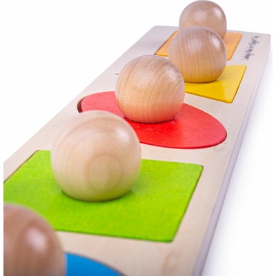 Bigjigs Vkladacie puzzle tvary