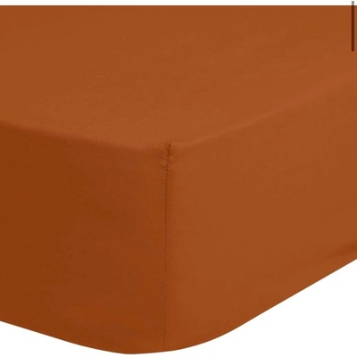 TiaHome Prostěradlo jersey cihlové 160x200