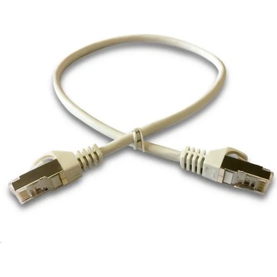 Datacom 1690 Patch, S/FTP CAT6A, 0,5m, šedý