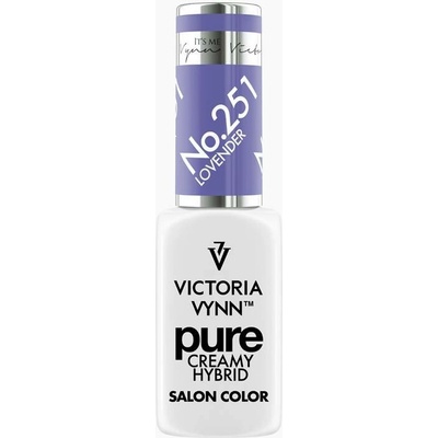 VICTORIA VYNN Hybridní gel lak PURE CREAMY HYBRID 251 Lovender 8 ml