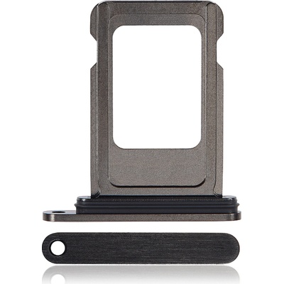 Apple iPhone 15 Pro, 15 Pro Max - SIM Slot / tray - Držiak SIM karty (Čierny titán / Black Titanium)