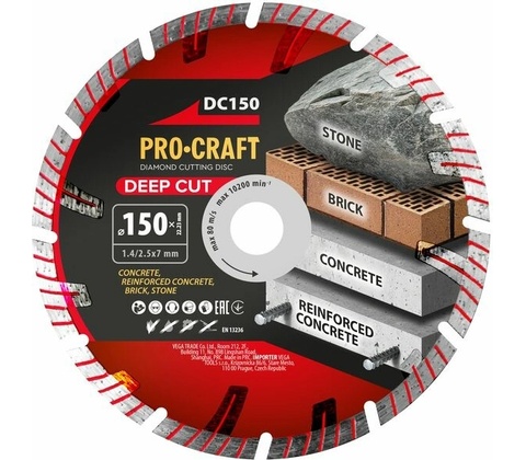 Procraft Deep Cut DC150