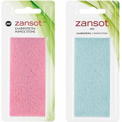 ZANSOT Pemza na nohy ružová + zelená