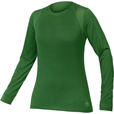Endura Дамска фланелка с дълъг ръкав за колоездене Endura Women's Singletrack Trikot L/S Cycling jersey - Machair Green (156-2229-0213)