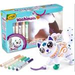 Crayola Washimals: Оцветяема и миеща се гигантска фигура коте - 15 см (74-7518)