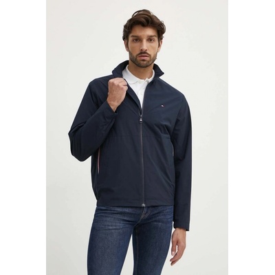 Tommy Hilfiger bunda pánska prechodná MW0MW34470 tmavomodrá