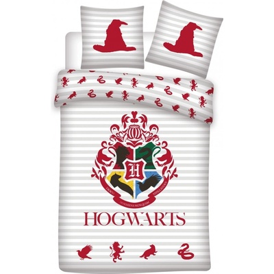 Jerry Fabrics bavlna obliečky Harry Potter Tiara biela 140x200 70x90
