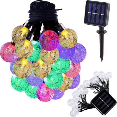 Verk 12298 Solární dekorační řetěz girlanda 20 LED 450 cm Multicolor