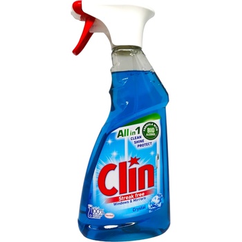 Clin препарат за почистване и полиране на стъкла, Crystal, 500мл