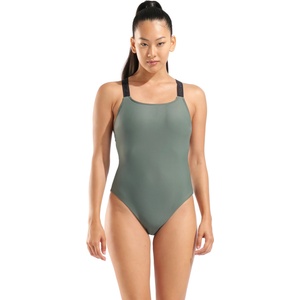 arena elastic solid swimsuit sage xs - uk30