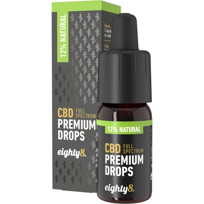 Eighty8 Natural CBD kapky 12% 10 ml 1200 mg