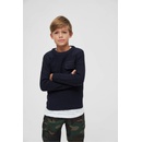 Urban Classics Detský pulóver Kids BW Pullover Navy