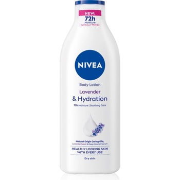Nivea Lavender тоалетно мляко за тяло с лавандула 400ml