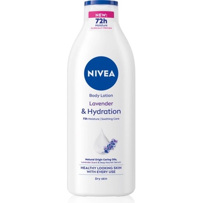 Nivea Lavender тоалетно мляко за тяло с лавандула 400ml