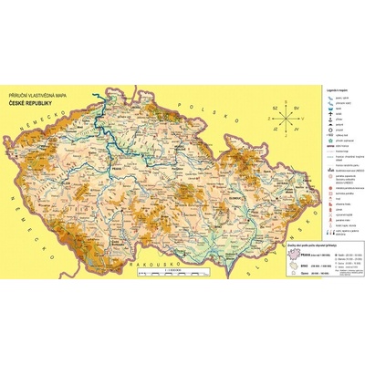 Náhradní mapa k učebnici Vlastivěda 4 - Poznáváme naši vlast (4-41)