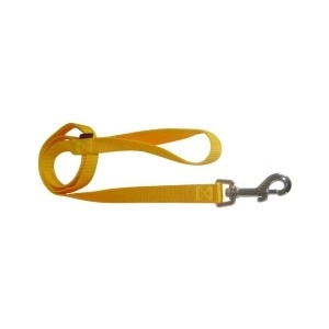 Pet Interest Single Fluo Leash XS - Модерен едноцветен повод за кучета, 1, 0*120 см. - жълт
