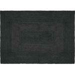 vidaXL Килим за площ Тъмносиво 140 x 200 cm юта (42010437)