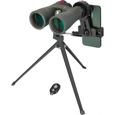 Фотобинокъл Snap 12x50 с адаптер за смартфон и триножник (86542)