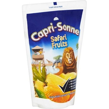 Capri-Sonne Safari Fruits nesýtený nealkoholický ovocný nápoj 200 ml
