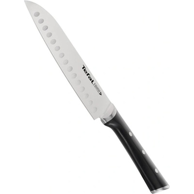 Tefal Кухненски нож Tefal K2320614, сантоку, 18 см, неръждаема стомана, черен (K2320614)