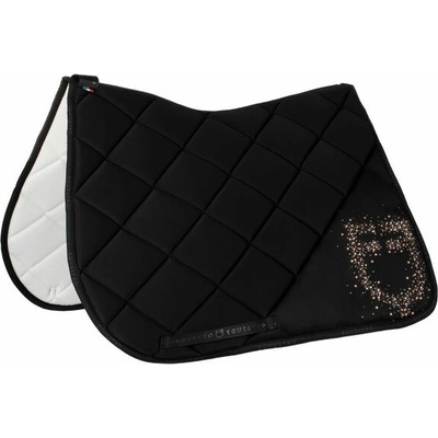 Equestro Plstenka Rhinestone Logo Čierna