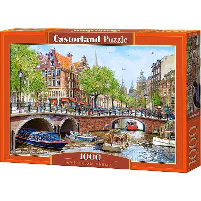 CASTORLAND Amsterdamské kanály 1000 dielov