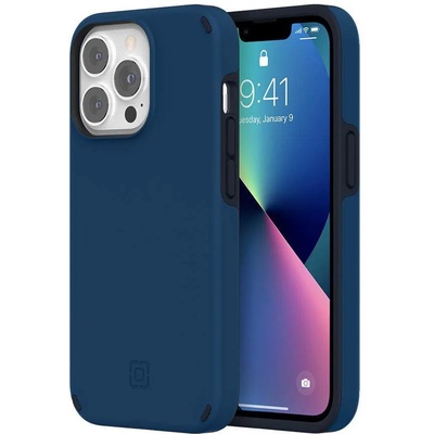 Incipio Duo MagSafe Case - удароустойчив хибриден кейс с MagSafe за iPhone 13 Pro (тъмносин)