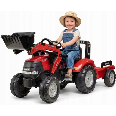 Falk FALK Šlapací traktor Case IH Puma 240CVX s vlečkou FA 996AB