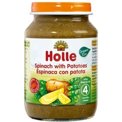 Holle пюре спанак и картофи 190г