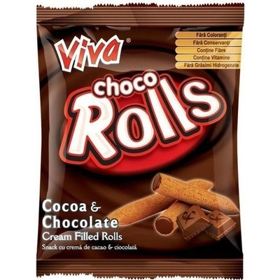 Viva ROLLS trubičky s čokoládovou náplní 100 g
