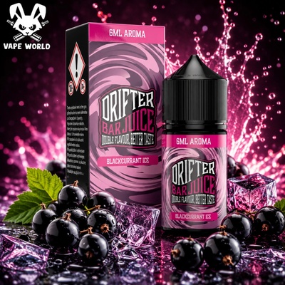 Juice Sauz Drifter Shake and Vape Blackcurrant Ice 6ml