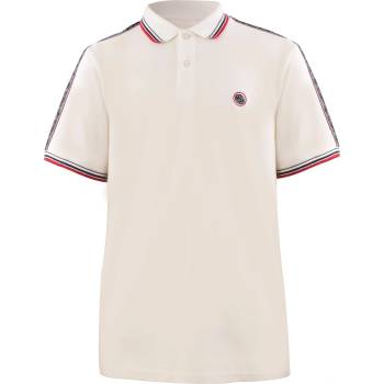 Pretty Green Блуза с яка Pretty Green Men's Eclipse Tape Short-Sleeve Polo Shirt - White