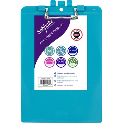 SNOPAKE Desky na dokumenty s klipem A4 tyrkysové