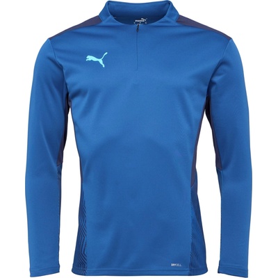 Puma TEAMCUP 1 4 ZIP TOP modrá 656728-06