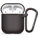 Blueo Калъф за AirPods 1 - течен силиконов защитен калъф - черен
