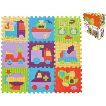 Baby Great Puzzle Penové puzzle Barevná doprava XS 9 dílku