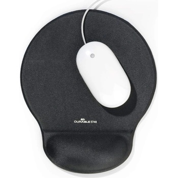 DURABLE Подложка за мишка durable с гел за китката, овална, графит 574858 (574858)