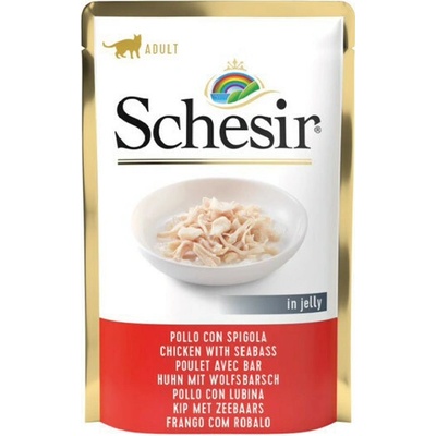 Schesir Cat Kuřecí filety a mořský vlk 85 g