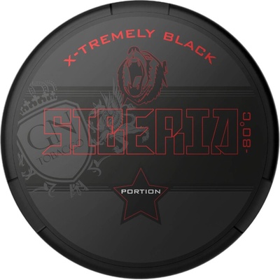 Siberia -80°C Degrees X-Tremely Black White Dry Chew Bags 20 g