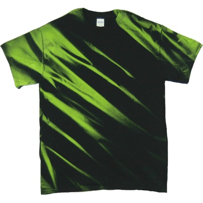 Tričko unisex The Mountain graffiti design Eclipse černé-zelené