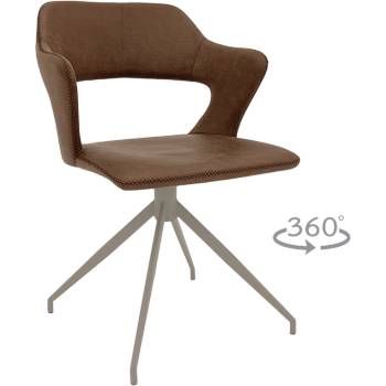 Image 1 of Carmen Трапезен стол rapla 1 - кафяв 16