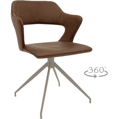 Carmen Трапезен стол rapla 1 - кафяв 16