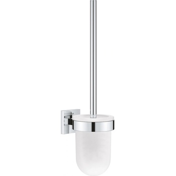 GROHE QuickFix Start Cube WC štětka nástěnná s držákem sklo chrom 40977000