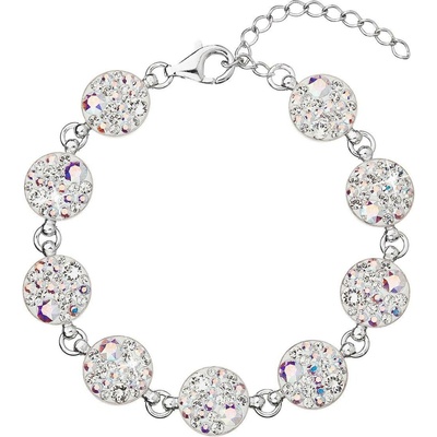 Pavona Stříbrný náramek se Swarovski krystaly ab efekt 33048.2