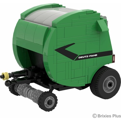 BRIXIES Plus 222.725 DEUTZ-FAHR Varimaster - lis na válcové balíky, 215 k