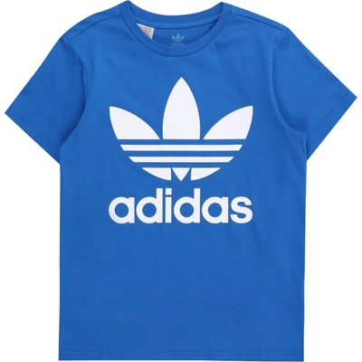 Adidas Тениска 'Trefoil' синьо, размер 170