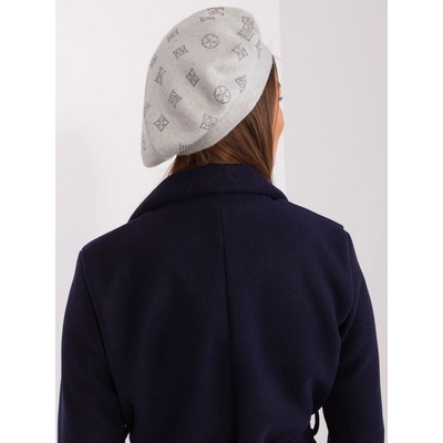 Wool Fashion Italia Baret-AT-CZ-2318.30 Šedá světle
