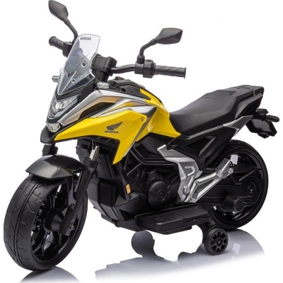 Mamido dětská elektrická motorka Honda NC750X žlutá