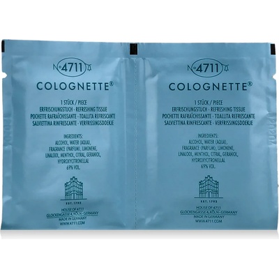 4711 Colognette Refreshing Lemon Tissues Почистващи кърпички 20 бр
